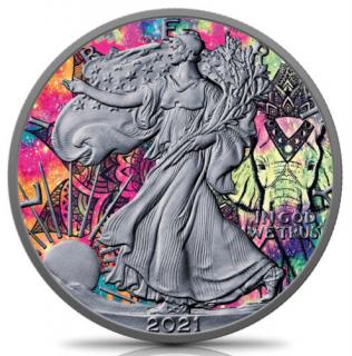 UNITED STATES MINT AMERICAN EAGLE - kolekcia spirituálne zvieratá - SLON 31,1 G