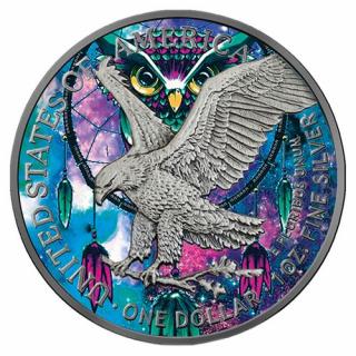 UNITED STATES MINT AMERICAN EAGLE - kolekcia spirituálne zvieratá - SOVA 31,1 G