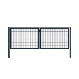 Brána 2kr. OPTIM ZnPVC 3600x1250mm, antracit