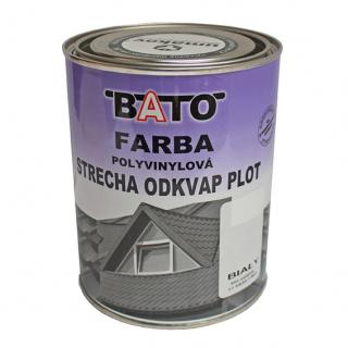 Farba polyvinylová, biela RAL9003 satin 1kg (0,8L)