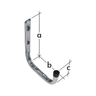 Hák jednoduchý "U" 80x120x55mm