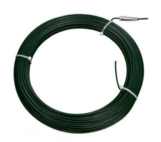 Napínací drôt ZnPVC 3,4mmx26m zelená