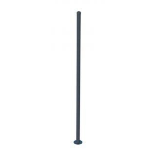 Stĺpik D48mm s pätkou ZnPVC 1800mm antracit