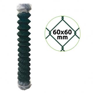 Štvorhranné pletivo ZnPVC 60x60mm 1,5mx10m zelená