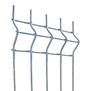 Zváraný plotový panel 3D ZN 2500x1230x4mm zinok