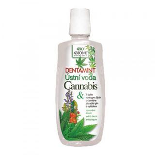 Bione Cosmetics BIO Dentamint Ústna voda CANNABIS (Prírodná ústna voda)