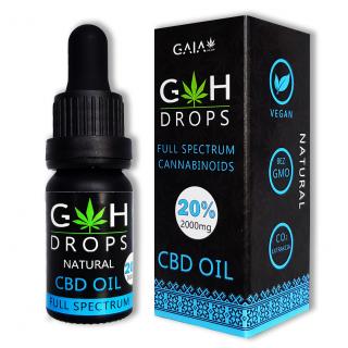 GaiaHemp  Konopný olej CBD 20% / 10ml