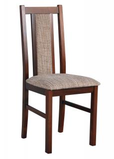 #elbyt drevená stolička B 14, orech/2 (drevo orech, poťah 2)