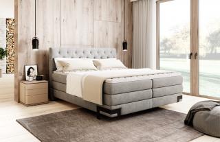 GODIN boxspring posteľ s úložným priestorom