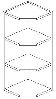NATALIA WPO, sektorový kuchynský nábytok  (horná otvorená skrinka )