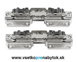 AVENTOS HK, HL, HS top - uchytenie čela pre AL rám (úzke hliníkové rámy Ľ+P)