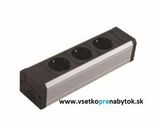 Elektrická zásuvka VersaTek (3 x 230 V)