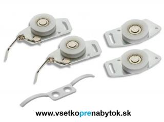 GTV MITO Plus - sada koliesok (max. nosnosť 50 kg)