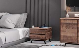 HAVANA BEDSIDE, podnož pod nočný stolík (čierna RAL 9005)