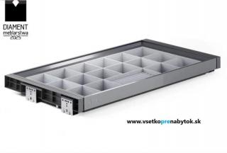 Organizér na šperky WB-665 (antracit - 800 mm)