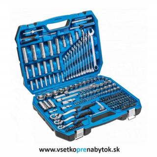 Sada ručného náradia Högert Technik, 222 dielna (222 dielna sada, CrV, CrMo)