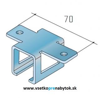 Systém S100 - horný uchyt vodiacého profilu