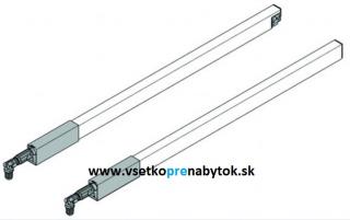 TANDEMBOX Antaro - pozdĺžny reling (dĺžka 270 mm - šedá RAL9006)