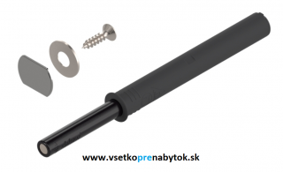 TIP-ON pre dvierka s magnetom- dlhý (dĺžka 76 mm - Terra čierna)
