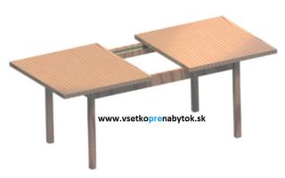 Výsuv pre rozť.stôl synchronic 9097, šírka vkladu 520 mm (dĺžka výsuvu 700/1040 mm)