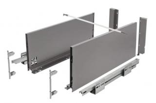Zásuvka AXIS PRO PUSH "D", výška H-200mm (dĺžka 450mm - antracit matná)