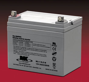 Gélové batérie  35Ah / 12V (MK Battery, AGM batérie - Trakčné  12V)