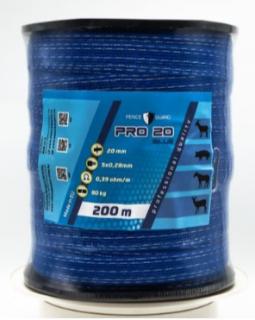 Páska Guard PRO 20 20 mm, nerez 5x0,28, 200 m,modrá
