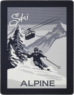 Biederlack - Deka 150 x 200 cm - Alpine Ski