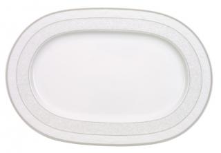 Gray Pearl - oválny tanier 35 cm