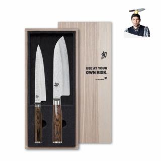 Kai - Sada 2 nožov: univerzálny nôž 16,5 cm + Santoku 18 cm  Shun Premier Tim Mälzer