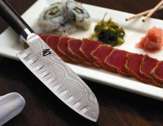 Kai - Shun vrúbkovaný nôž Santoku 18cm