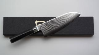 Kai - veľký tradičný japonský Santoku nôž Shun 19cm