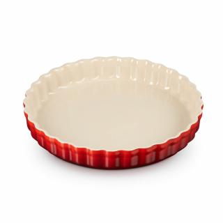 Le Creuset - Forma na pečenie koláčov Tarte 24 cm červená