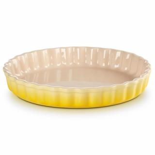 Le Creuset - Forma na pečenie koláčov Tarte 28 cm žltá