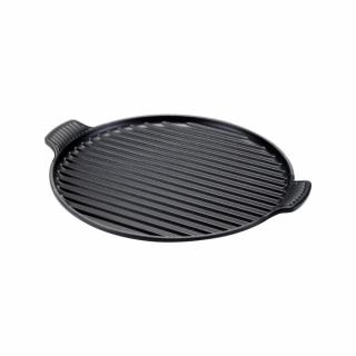 Le Creuset - grilovací tanier 32 cm okrúhly - čierny