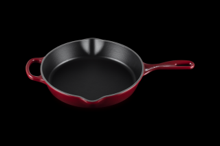 Le Creuset - hlboká panvica na vyprážanie, okrúhla 26 cm - Garnet, bordová