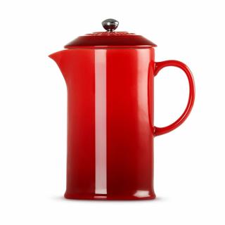 Le Creuset - kameninová filtrovacia kanvica na kávu 1 l červená