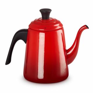 Le Creuset - kanvica, čajník 0,7 l - Drip červená