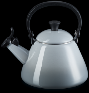 Le Creuset - kanvica, čajník, kužeľ 1,6 l  - Sivá