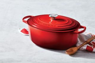 Le Creuset - Liatinový hrniec oválny s pokrievkou 35 cm/8,9 l červený