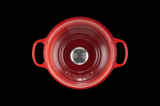 Le Creuset - Liatinový hrniec/pekáč na pečenie chleba  24 cm/1,6 l červený