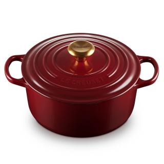 Le Creuset  -  Liatinový hrniec s pokrievkou 20 cm, 2,4 l Garnet bordová