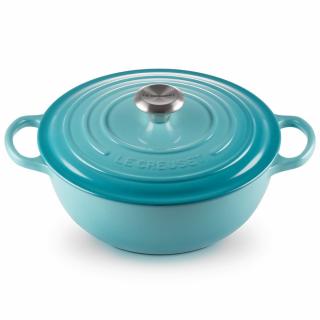 Le Creuset  -  Liatinový rodinný hrniec okrúhly s pokrievkou 26cm/4,1l - La Marmite Karibik