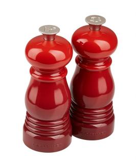 Le Creuset  - mlynček na korenie a soľ, set 2 ks červený