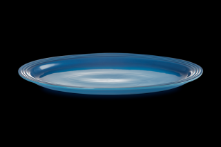 Le Creuset - servírovací tanier oválny 46 cm modrý