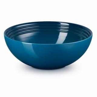 Le Creuset -  servírovacia, šalátová misa 24 cm/2,2 l modro - zelená