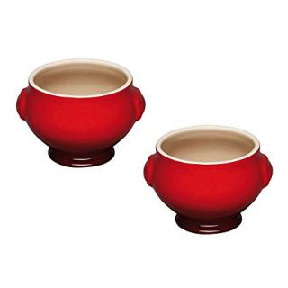 Le Creuset  - Set 2 polievkových misiek 0,6l - červená