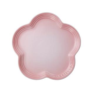 Le Creuset - tanier v tvare kvietku 23 cm - ružová