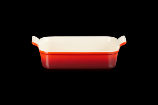 Le Creuset - tradičná zapekacia misa obdĺžniková 26 x 19 cm červená