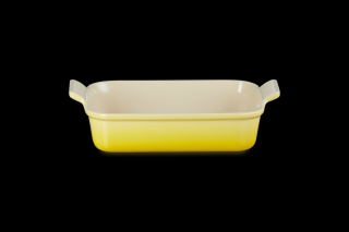 Le Creuset - tradičná zapekacia misa obdĺžniková 26 x 19 cm žltý